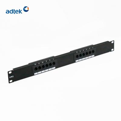 China 19inch 1u 2u 3u 4u 7u Steel Patch Panel Network Hinged Wall Mounted Stainless Steel Bracket for sale