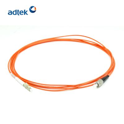 China (Data Center) Experienced Manufacturer LC/UPC to FC/UPC SX OM2 Orange Color Fiber Optic Patch Cord Data Center Cable Structure for sale