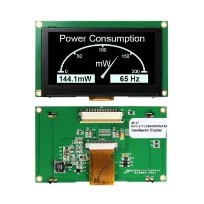 China NHD-2.7-12864WDW3-M  Newhaven Display OLED Displays Graphic LCD Display Module White OLED 2.7