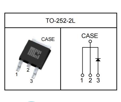 China DIY hobby / indicator lights / replacement / lamp SiC Schottky Diode HX1D02120E Macrocore Semiconductor Switch Mode Power Supplies Power Factor Correction for sale