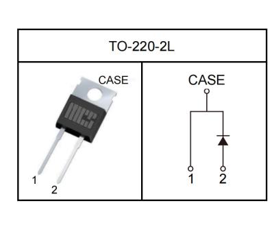 China Active HX1D04065A macrocoresemi SiC Schottky Diode Uninterruptible Power Supplies Switch Mode Power Supplies for sale