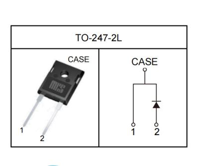 China Reference data sheet HX1D20120H macrocoresemi SiC Schottky Diode Silicon carbide diode VRRM 1200 V IF(Tc150C) 20 A for sale