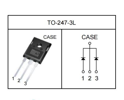 China Reference data sheet HX1D30065D macrocoresemi SiC Schottky Diode Silicon carbide diode VRRM 650 V IF(Tc 155) 30 A QC  152 nC for sale