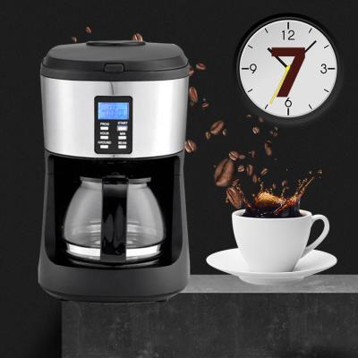 China 2 in 1 with Grinder Function 110V 220V 1.0L 15 Bar Pump Espresso Machine Foam Coffee Maker Electric Kitchen Appliances for sale