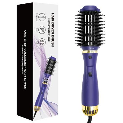 China Ionic Professional Drop Shipping Escova Secadora 3 in 1 Hot Air Hair Dryer Brush for sale