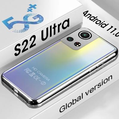 China Dual SIM Card 2021 Hot Selling Galaxy S22 6.7 Inch Original Android Smartphone 16gb+512gb Open Screen Dual Sim Oled Mobile Phones 5g for sale