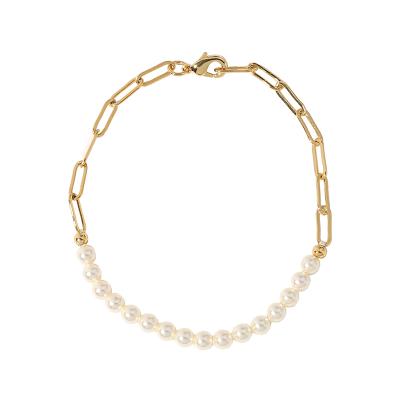 China TRENDY Chain Stitch Unicorn Fashion Artificial Pearl Bracelet for sale