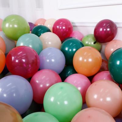 China Party Decorations Vintage Latex Balloons 10 Inch Round Balloons For Birthday Wedding Baby Shower Party Decorations Matte Balloons Wholesale for sale