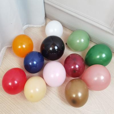 China Party Decorations Latex Balloons 5 in. thick Matte Balloons for birthday wedding baby shower party decorations round balloons wholesale for sale