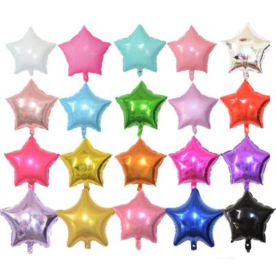 China Party Decorations Star Balloons 18 Inch Foil Balloons For Wedding Baby Shower Birthday Party Decorations Star Balloons Wholesale for sale