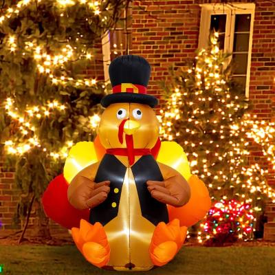 China Thanksgiving Decorations Thanksgiving Decorations Cheap Inflatable Turkey Blow Up Clothes Slide Kids Big Led Lightweight Outdoor Inflatable Decoration for sale