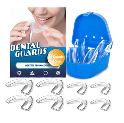 China Home Dental 4PK Guards For Teeth Grinding Mouth Guard Package Night Wholesale GU Dental Grinding Anti Grinding Mouth for sale