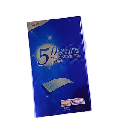 China 7 Dresser Paris 14 Piece Teeth Whitening Peroxide Tooth Whitening Strips 3D 5D Too To Choose for sale