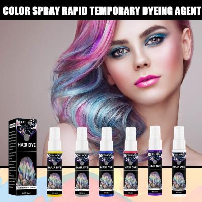 China Colorful Change Hair Color Hot Selling Hair Dye Spray Portable Disposable Hair Color Spray for sale