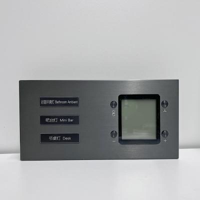 China Single high quality low current dry contact RS485 communication thermostat and hotel wall 3 key smart switch for sale