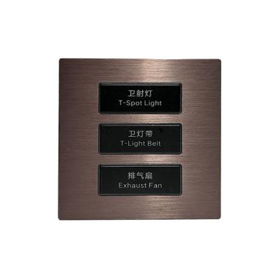 China Hot Selling 2022 Installation Procedure 6 Bands 3 Band Smart Control Non Magnetic Lights Home Hotel Appliances Wall Switch for sale