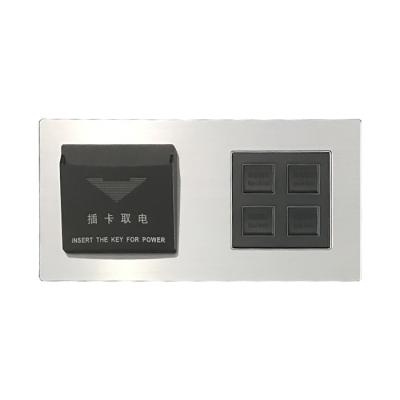 China Standard 86 Single Smart Bottom Switch Box Hotel Hotel Energy Saving Switch Opening Hotel Energy Saving Switch for sale