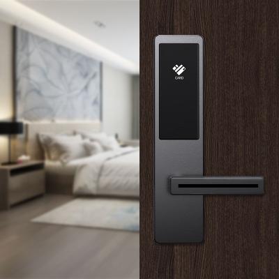 China Safety& fast high quality emergency power supply function stainless steel hotel key card lock for sale