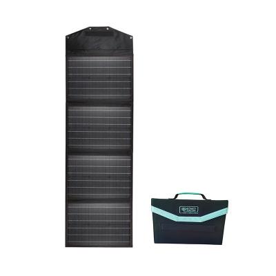 China China Solar Power System Supplier Portable Solar Panel OEM 100W 4 Times Crystslaine Silicon Plegable del Folding Mono Solar Panel for sale