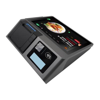 China SDK High Performance All In One 2 Screen Tablet Pc POS Machine With Printer Android pos systems for supermarket for sale