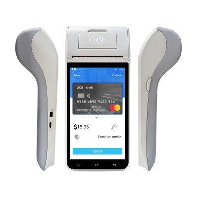 China SDK Handheld pos terminal android 11 pos with 80mm ticket printer for car parking payment pos system for sale