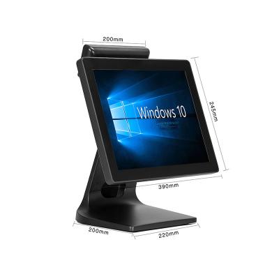 China SDK New Update 15.1 Inch all in one pos system window 10 Touch Pos Price Checker Barcode Scanner For Supermarket for sale