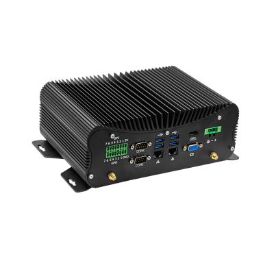 China Industrial Factory Direct Sales 4th Generation I5 I7 Mini Industrial PC Support 4G and Wifi Fanless Cooling Mini Industrial Computers 50W for sale