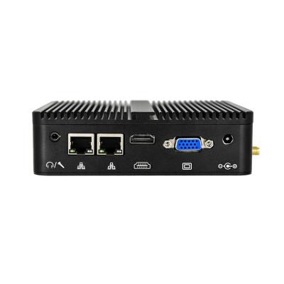 China Industrial Nuc Mini Pc Windows 11 Dual Lan Display Computer Fanless Mini Computer SSD Cheap J1900 4gb 64gb Quad Core 50W 8GB Industrial for sale