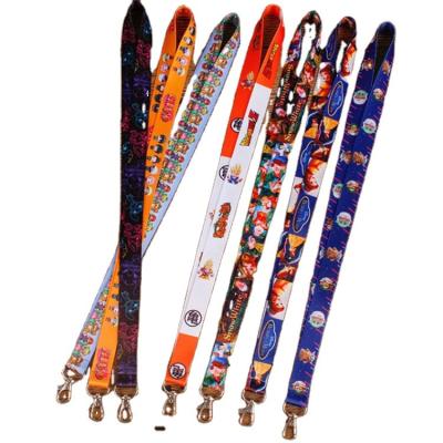 China Durable Promotional Wholesale OEM Sublimation Polyester Nylon Blank Plain Cheap Custom Logo Printed Lanyard Custom Made for sale