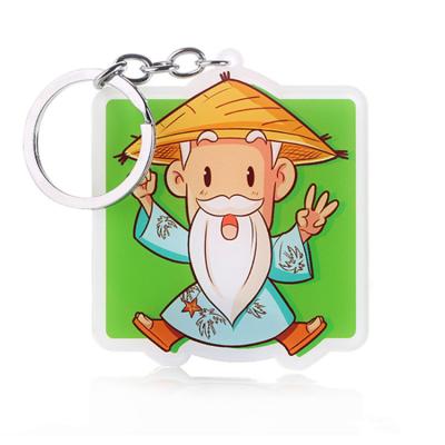 China Hot Stamping Key Chain Key Chain Key Chain PVC Products Item Digital Promotional Photo Promotional Gift Gift Advertising for sale