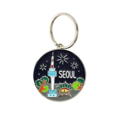 China Durable China Advertising Gift Products Promotional Item Custom Logo Metal Key Ring Other Metal Key Chains for sale