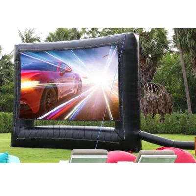 China Portable Customized PVC HD Inflatable Screen Projections Screen Outdoor and Indoor Theater Projector Screen for sale