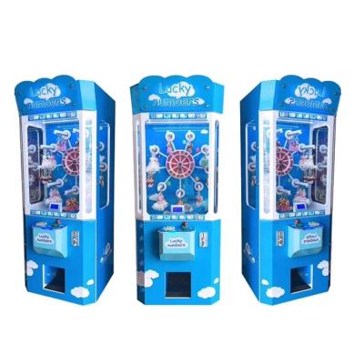 China Professional Metal+Wool+Plastic HIFUN Lucky Number Turntable Game Machine Gift Coin Operated Game Machine Vending Machine for sale