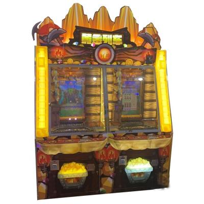 China Gold Coin Luxury Train Metal+Wood+Plastic HIFUN Push Game Coin Pusher Coin Pusher for sale