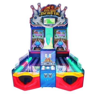 China Wood+Metal+Acrylic Kids Interactive Game Indoor Sport Mini Bowling Machine Simulator Sports Bowling Ball Lane Game Machine for sale