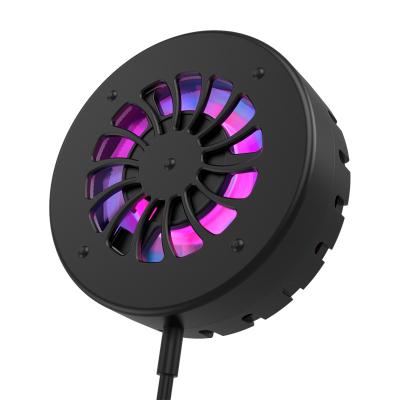 China UniversalÂ   Read to Board Magnetic RGB Light Air Cooler Charger Stand Cell Phone Wireless Holder for sale