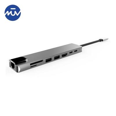 China Multifunctional high level in 8 quality usb c hub 1 ugreen adapter for sale