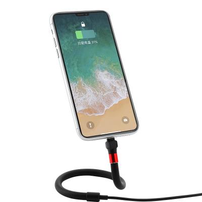 China New Arrival 1.2m High Speed ​​Data Cable USB Data Cable Fast Charging Bracket Safety Protection Cable Micro Charging Type C Fast Charging Station for sale