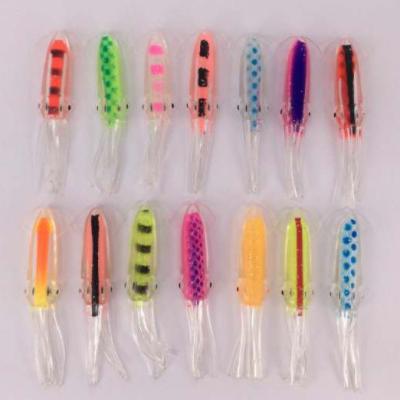 China Soft Plastic PVC Weihai Jellyfish Squid Bait Squid Lure Fishing Tuna Fishing Lure for sale