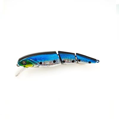 China High Quality ABS Factory OEM 13.8g 111mm Rattle Jointed Fishing Hunthouse Pencil Hard Fishing Lure for sale