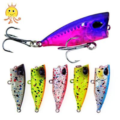 China ABS Snap Fishing 2.8g Stimulated Bite 4.0cm Rate Mini Popper Big Water Flower and Voice Temptation for sale