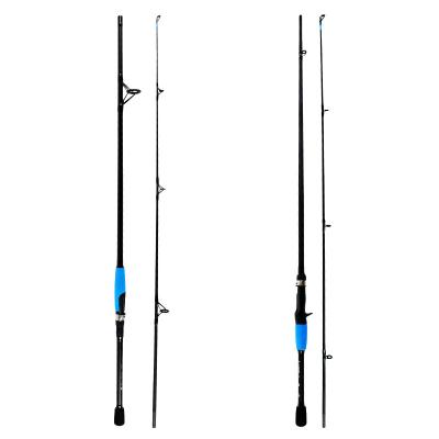 China MH 2 Section Glass High Quality Seawater Carbon Fiber Spin Casting Fishing Rod for sale