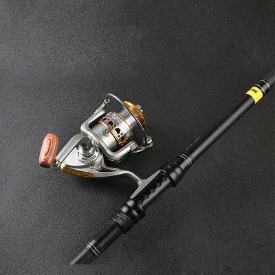 China Spinning Fishing Rod 1.8m/2.1m/2.4m/2.7m/3.0m/3.6m Fiberglass Wholesale Glass Freshwater Telescopic Pole 5 Section Fishing Rod for sale