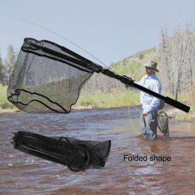 China Portable Fishing Tackle Fishing Nets With Nylon Portable Floater Handnet Chinese Fishing Net for sale