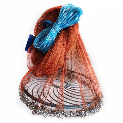 China Peche portable fishing nets for sale fishing nets throwing nylon monofilament cast net for fishing for sale