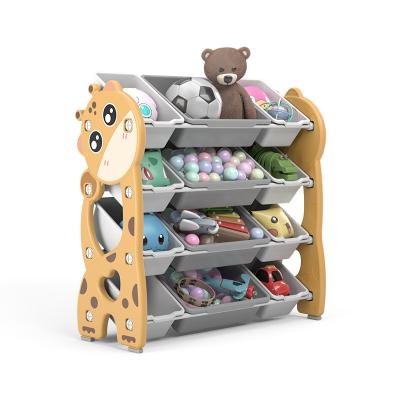 China Modern Children Multif Anointing Shelf Baby Plastic PE Drawer Toy Cabinet Storage Cabinet for sale