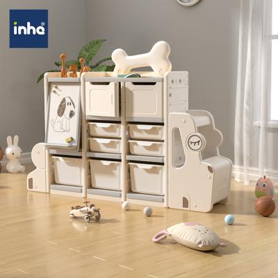 China Modern Preschool Kindergarten Baby Furniture Cabinet For Storage Kids Toys for sale