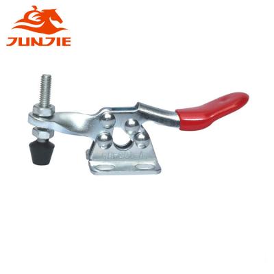 China Iron Base Horizontal Flanged Quick Release Tools Toggle Clamp GH-201-A for sale