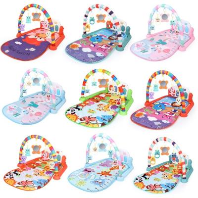 China Indoor Toy Baby Play Mats Musical Activity Center Kick Mat Gym Piano Play Mat Padded Mat For Newborn Educational Infants Toddler for sale