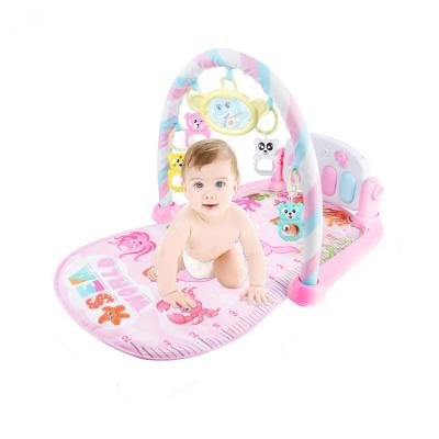 China Educational Toy Baby Kick Piano Gym Fitness Pedal Piano Baby Play Mats Gym Game Mats Play for sale